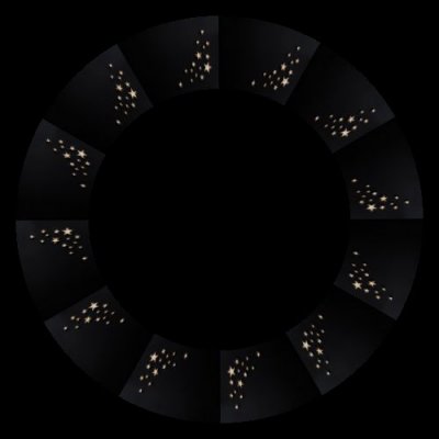 116033759 étoiles en bois sur fond noir tableau noir carte postale concept de la fête des pères journée round preview