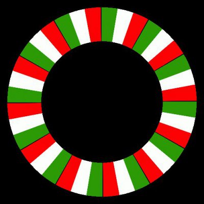Italian flag round preview