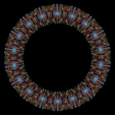 NAMJIRA-ArtDecoNeonPattern2 round preview