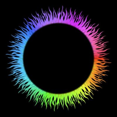 fire wheel rainbow round preview