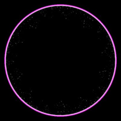 White pink tip round preview