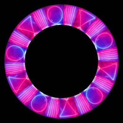 neon shapes round preview