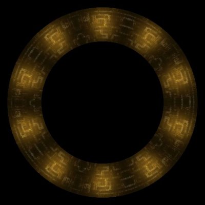 Glowing lines / Sparkles round preview