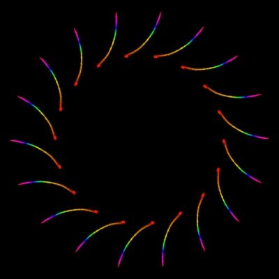 [starfury] LINE RAINBOW ease out 2 round preview