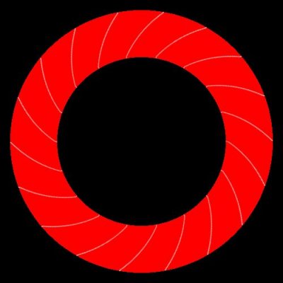 White Line Thru Red for Diffused Prop round preview