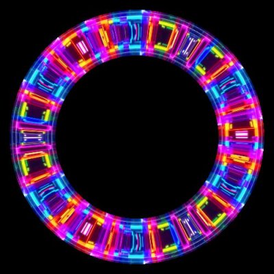 geometric lights round preview