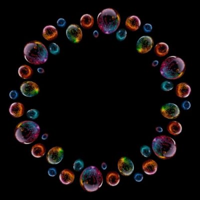 glass bubbles round preview