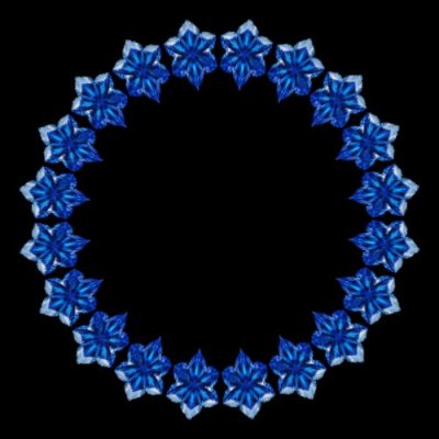 diamond flower round preview