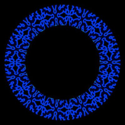 fractale bleuinverse round preview