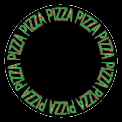 pizza logo round preview