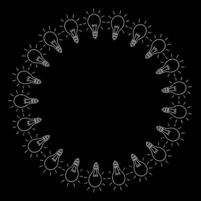 bulb white round preview