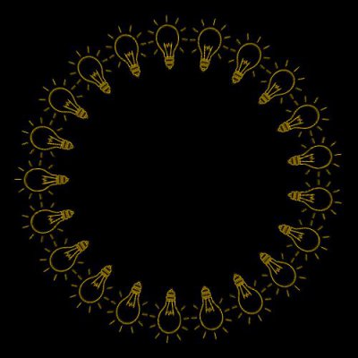 bulb yellow round preview