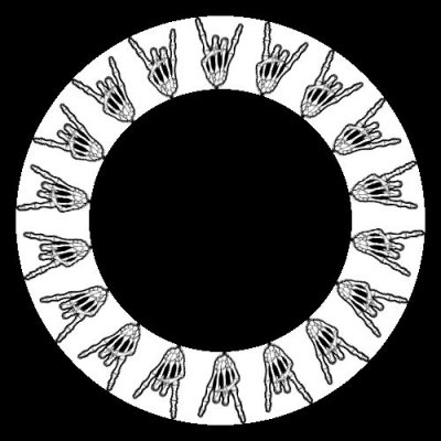 skull rock hand round preview